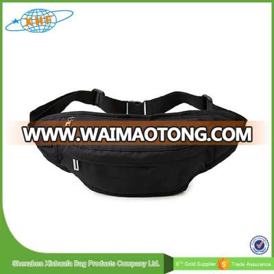 Custom Classical Black Sport Waist Bag Multifunction Waterproof Nurse Waist Bag Men