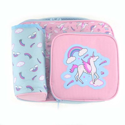 Wholesale Drink Bottle Children Girl Unicorn Insulated Lunch Food Bags For Kids To Keep Warm Cold